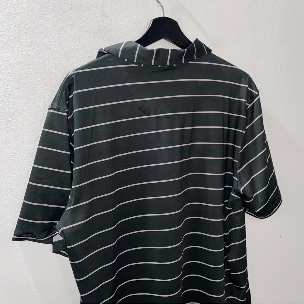Bear Bottom Striped Lightweight Performance Polo Size Large - Picture 6 of 7